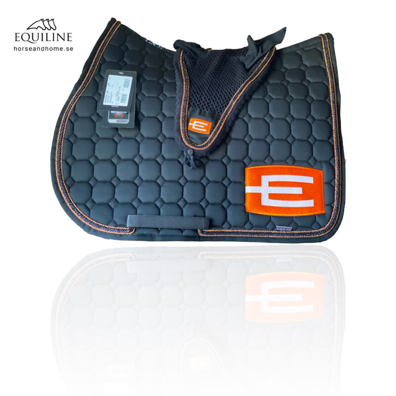 Equiline E-logga schabrak brons/glittersvart/brons passpoal